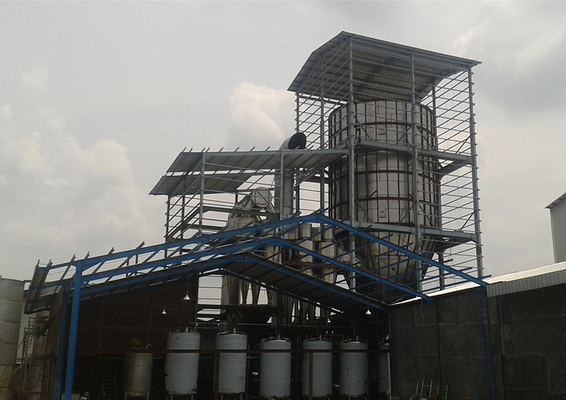 pressure nozzle spray dryer